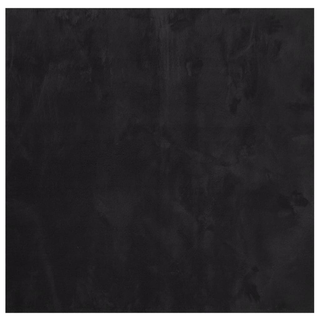 Vidaxl Alfombra de Pelo Corto Suave Lavable HUARTE 200x200 Cm Color Antracita
