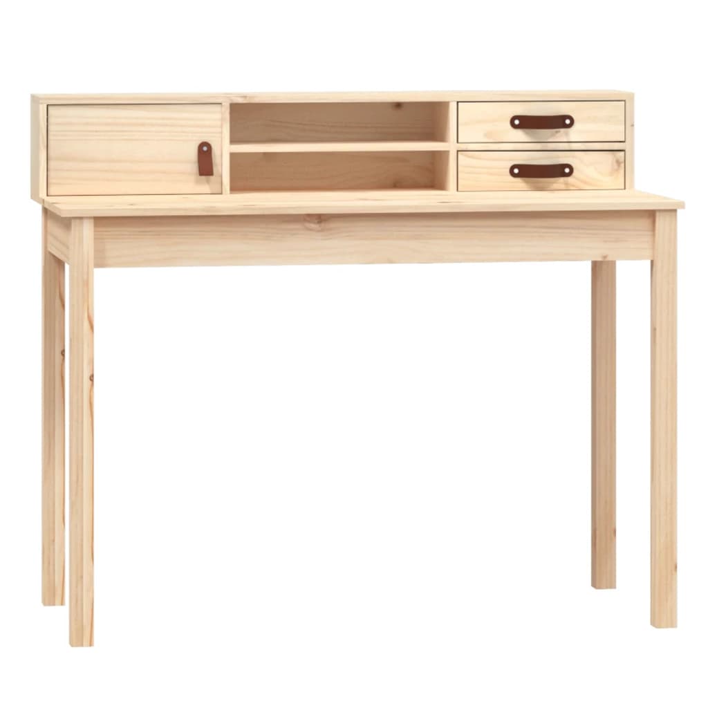 vidaXL Escritorio 110x50x93 cm Madera maciza de pino