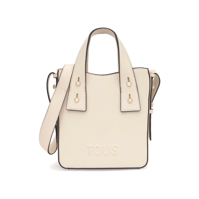 Mini Bolso Tous Beige Back to Basics 2002373701