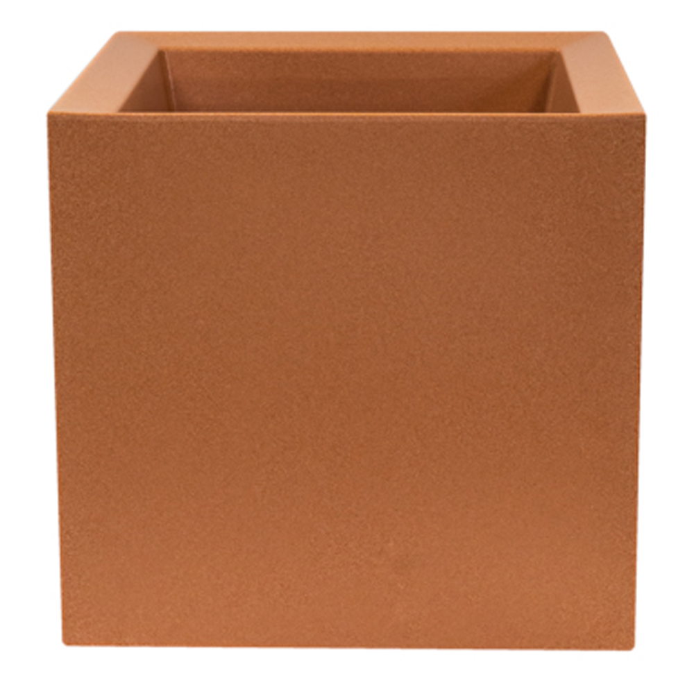 Macetero de polietileno terracota 50x50 WELLHOME