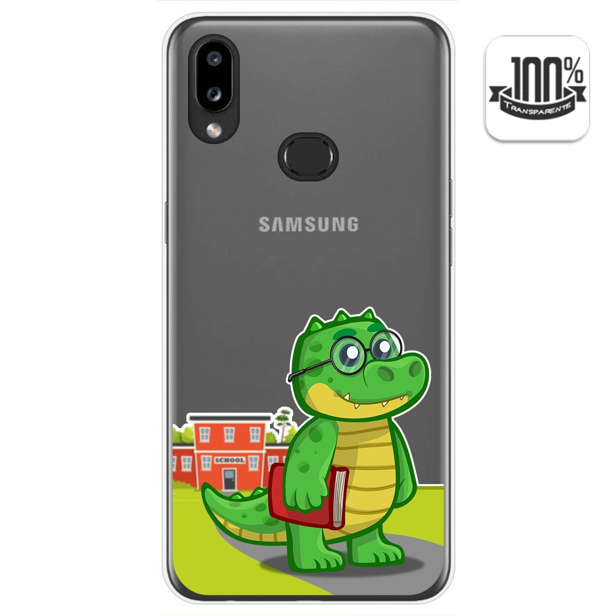 Tumundosmartphone Funda Gel Transparente para Samsung Galaxy A10s diseño Coco Dibujos