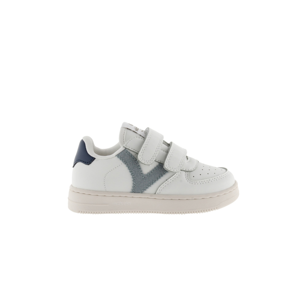 Victoria Tiempo Zapatillas de efecto piel con piezas de color y tiras adherentes 1124104
