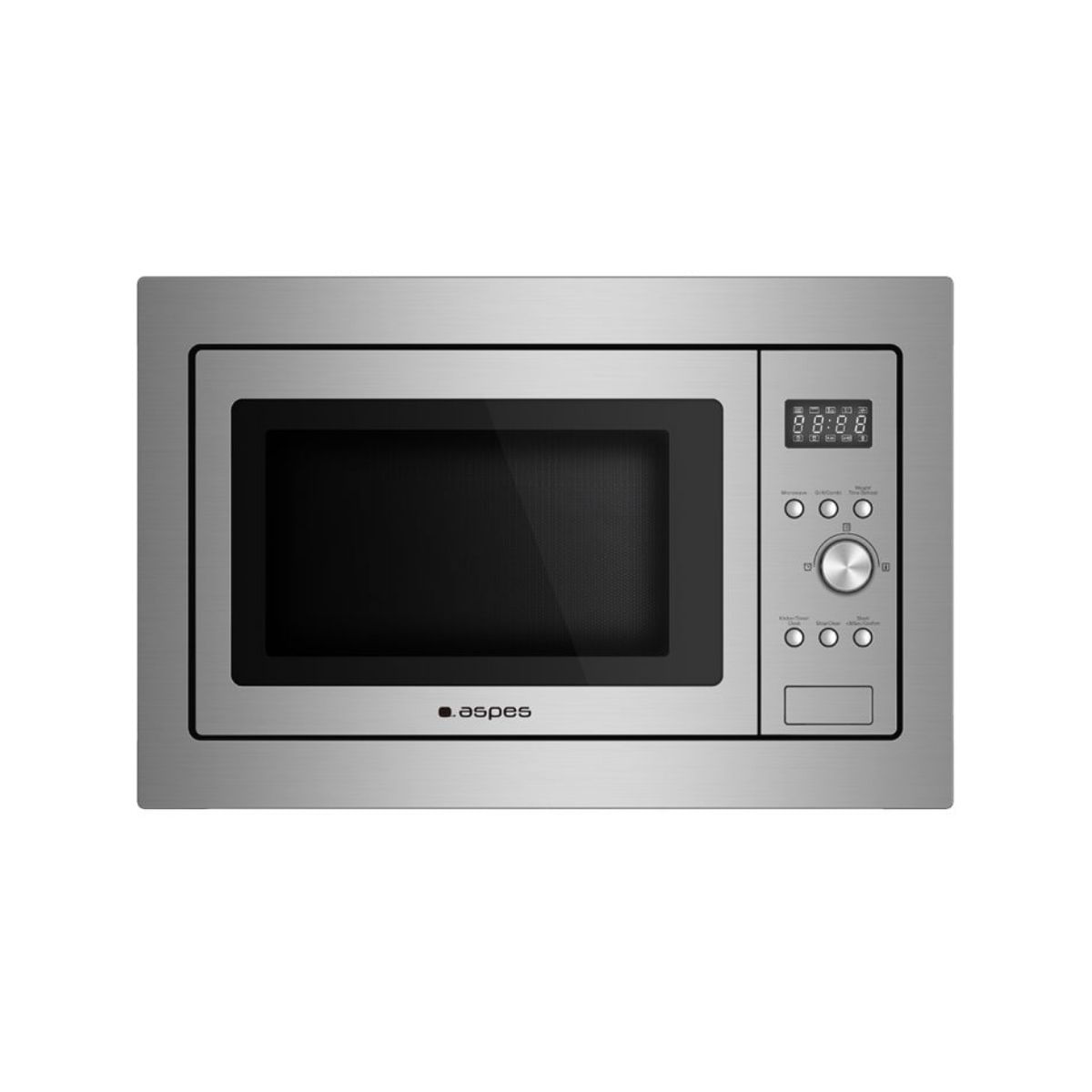 Microondas integrable Aspes AMWI2701DGX 20L con grill 8 programas inox