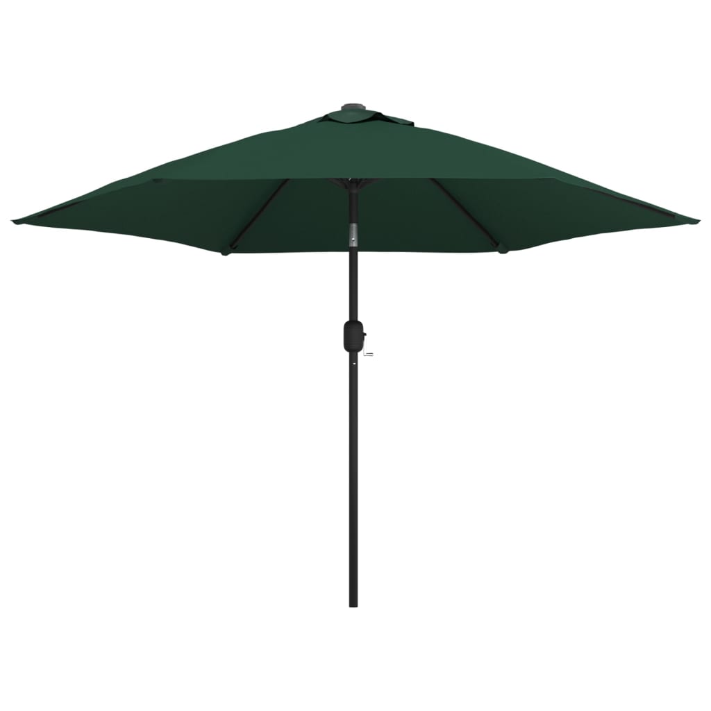 vidaXL Sombrilla voladiza 3 m Color Antracita, Taupé, Verde