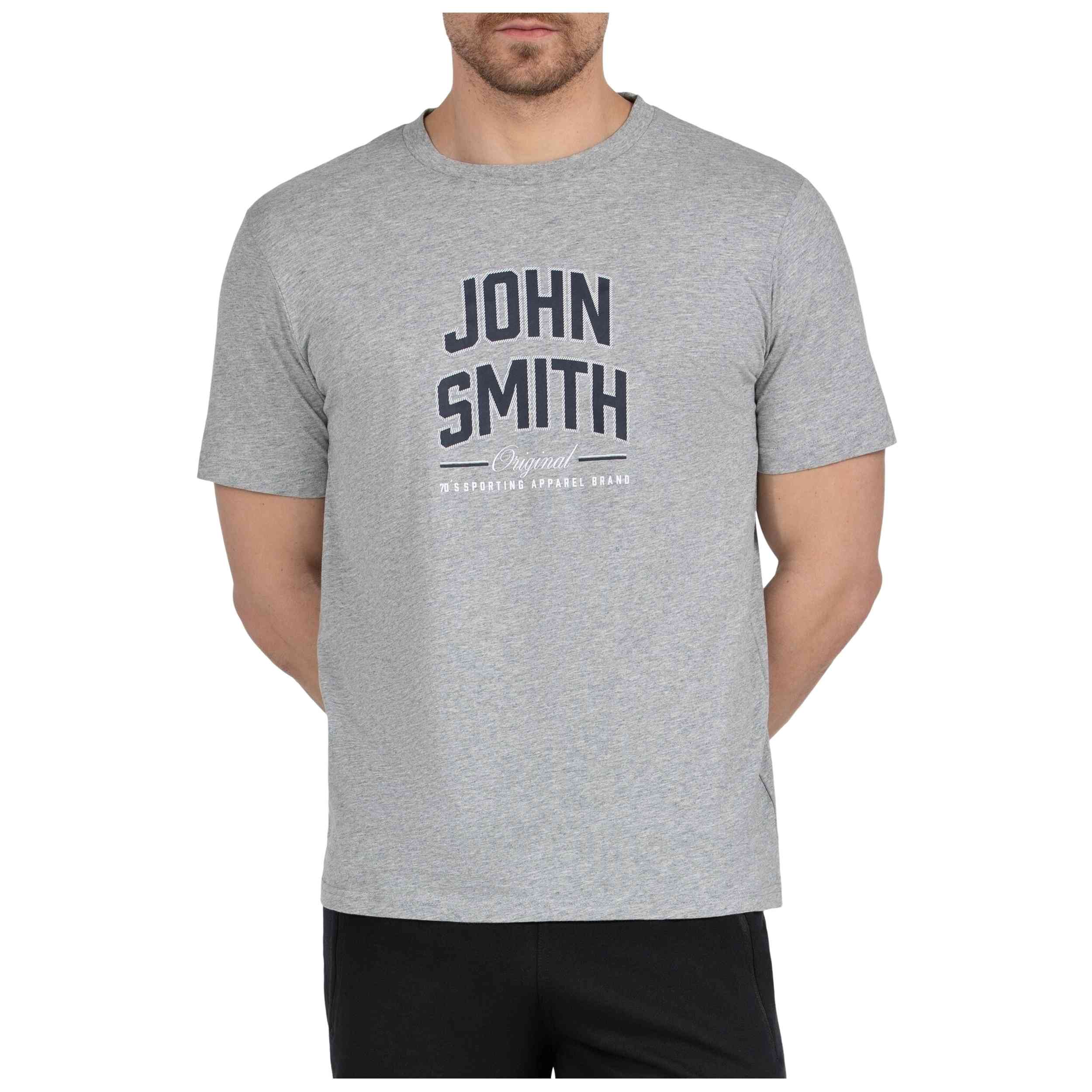 Camiseta De Manga Corta John Smith modelo CP88151000-151000 para Hombre en color Gris