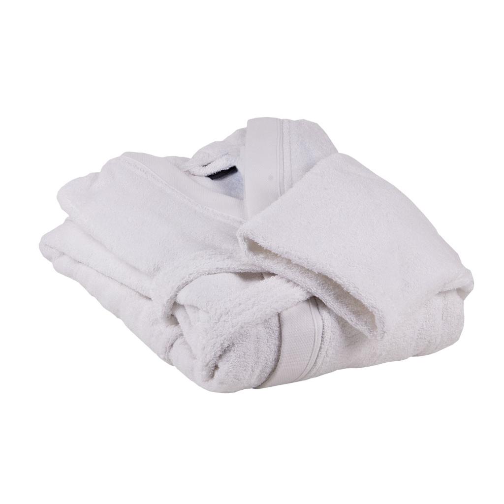 Albornoz | Color Blanco | 100 % algodon | Gramaje 500 g/m² | Varias Tallas; 1 UNIDADES