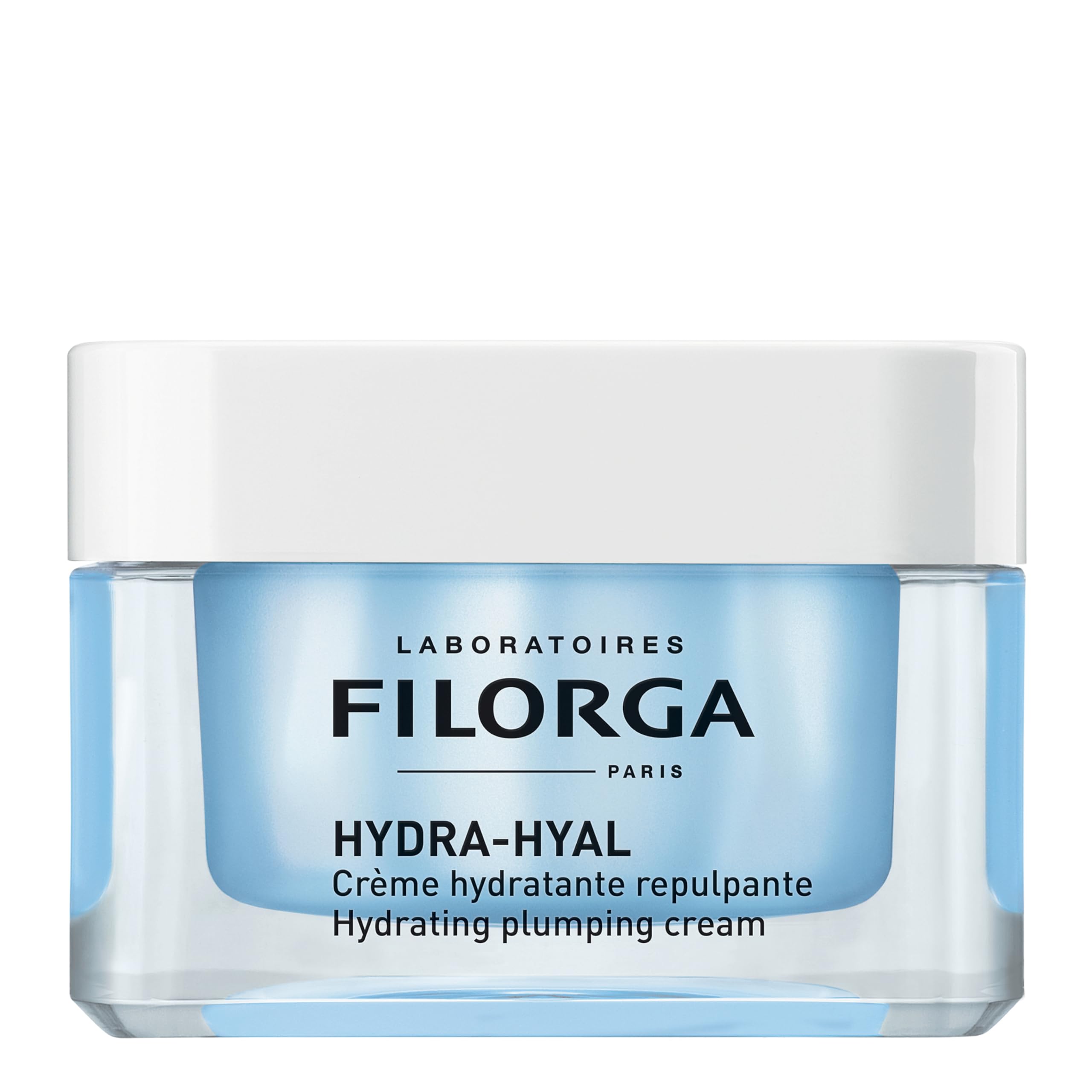 Filorga - Crema hidratante facial Hydra Hyal 50 ml con 5 tipos de ácido hialurónico para pieles normales y secas, efecto relleno e hidratación intensa y duradera