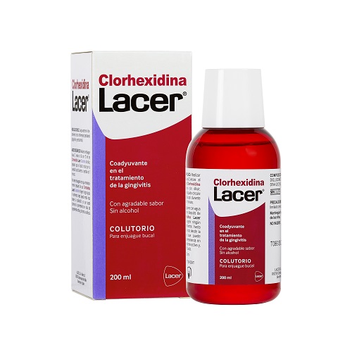 Lacer Colutorio Antiséptico Bucal con Clorhexidina 200ml