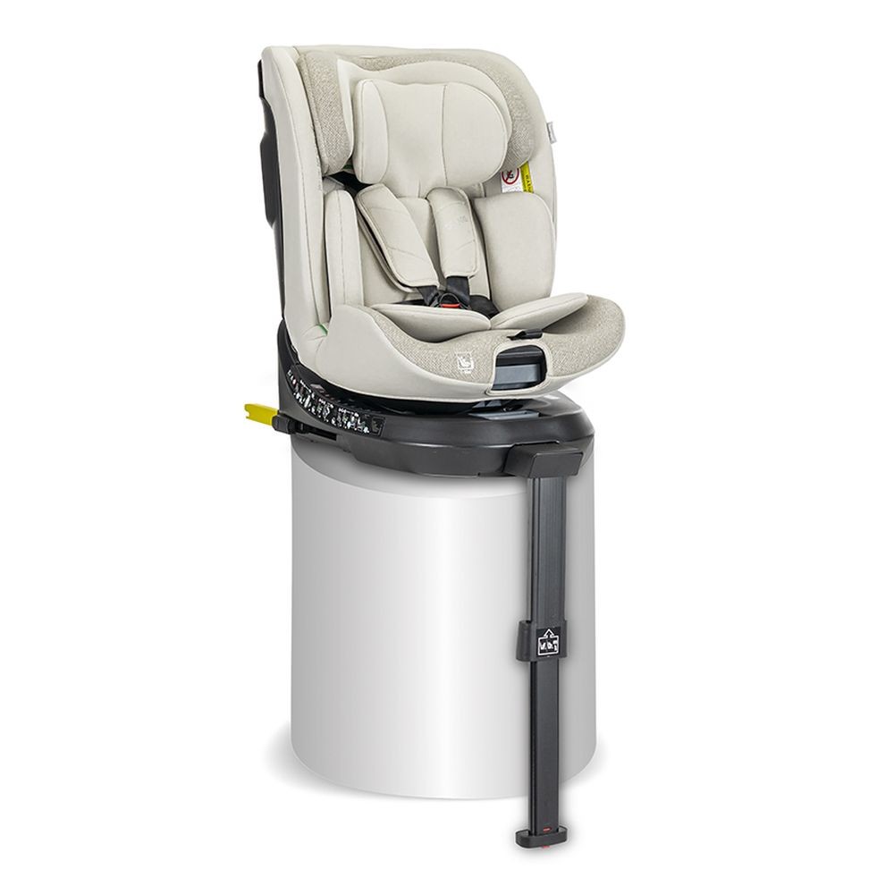 Silla de auto SOLARIS i-Size con rotación 360°, ISOFIX y pata de apoyo para niños de 40 a 150 cm (0–12 años), homologada ECE R129/04