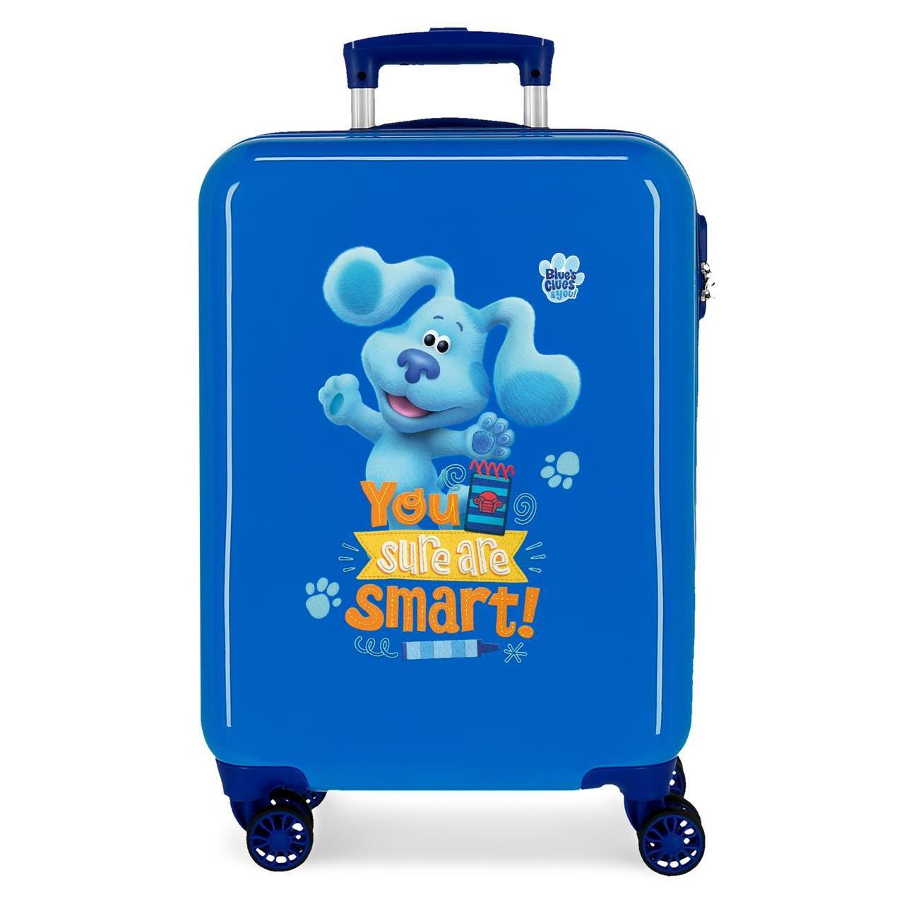 Maleta de cabina Nickelodeon Blue's clues & you azulon 55x38x20cm