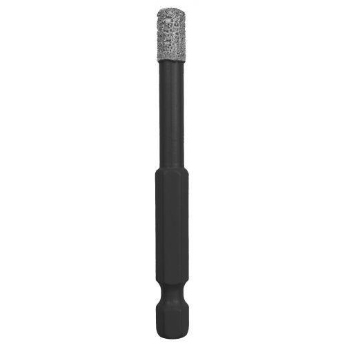 Juego de 4 brocas huecas diamantadas para perforación en seco conexión hexagonal 1/4” (ø 6-6-8-10 mm)