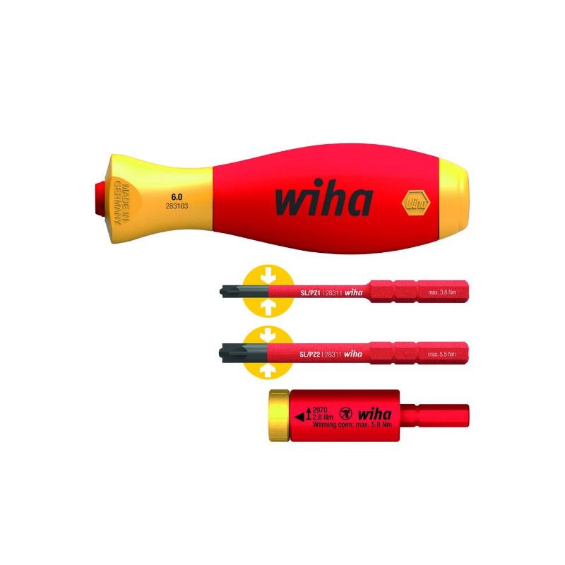 Adaptador par apriete 29701280s4 2,8nm 41478 wiha