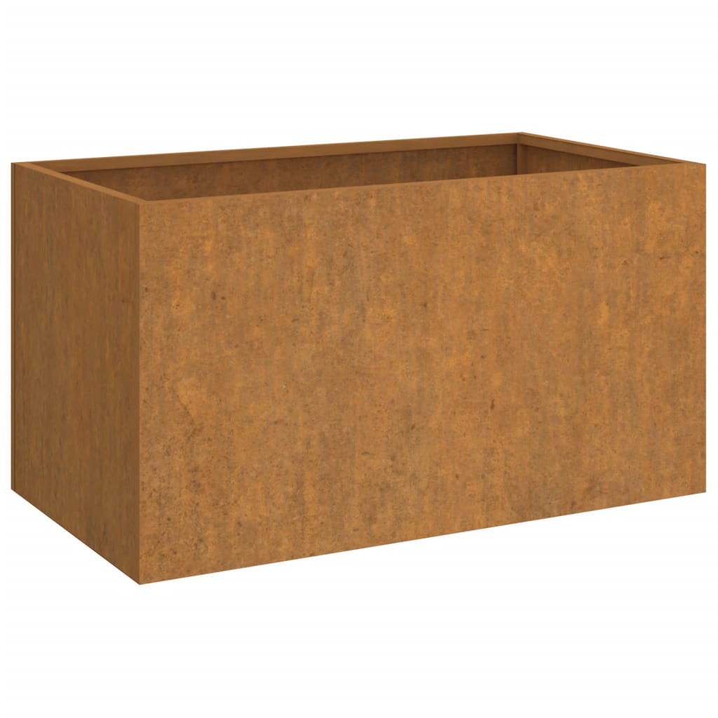 vidaXL Jardinera de acero corten 62x40x39 cm Color rusty,  Antracita,  Verde y mas