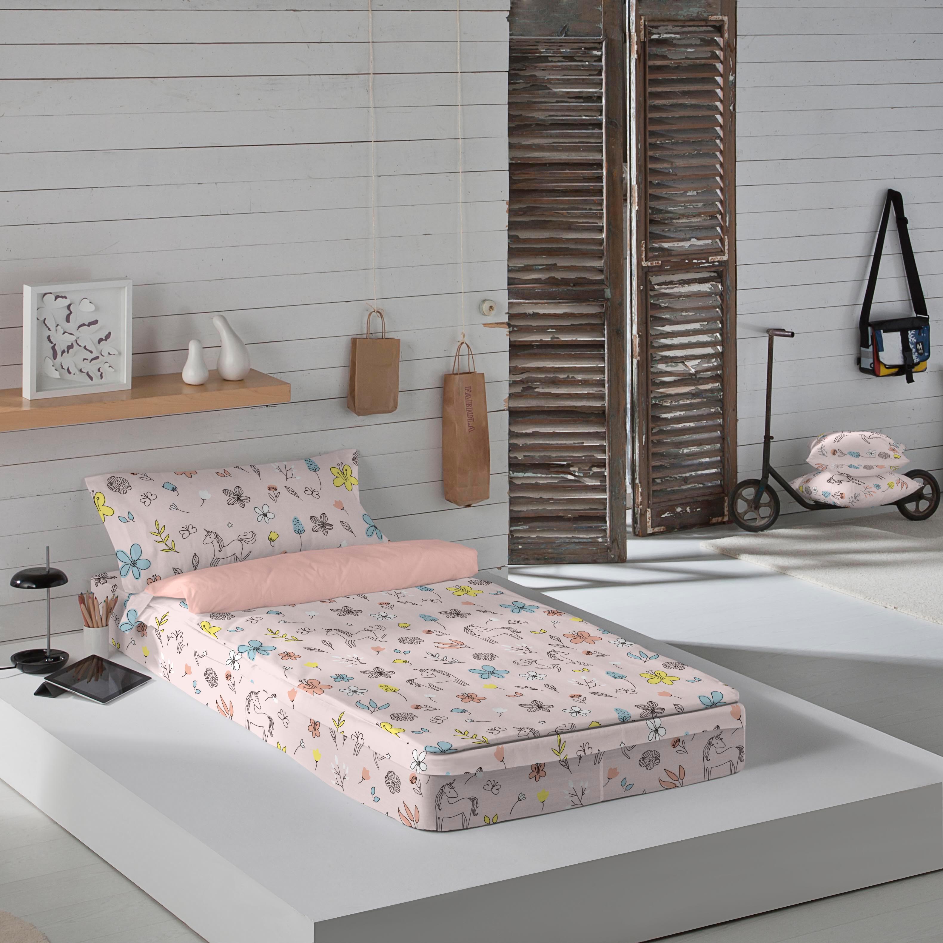COOL KIDS - Saco nórdico Con relleno - 100% Algodón Extrasuave - Para Cama de 90/105 cm - Fabricado en España