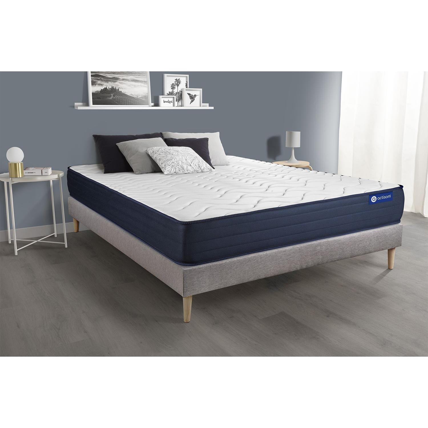 Pack colchón Actiflex life 120x190cm + Somier, Muelles ensacados y espuma viscoelástica