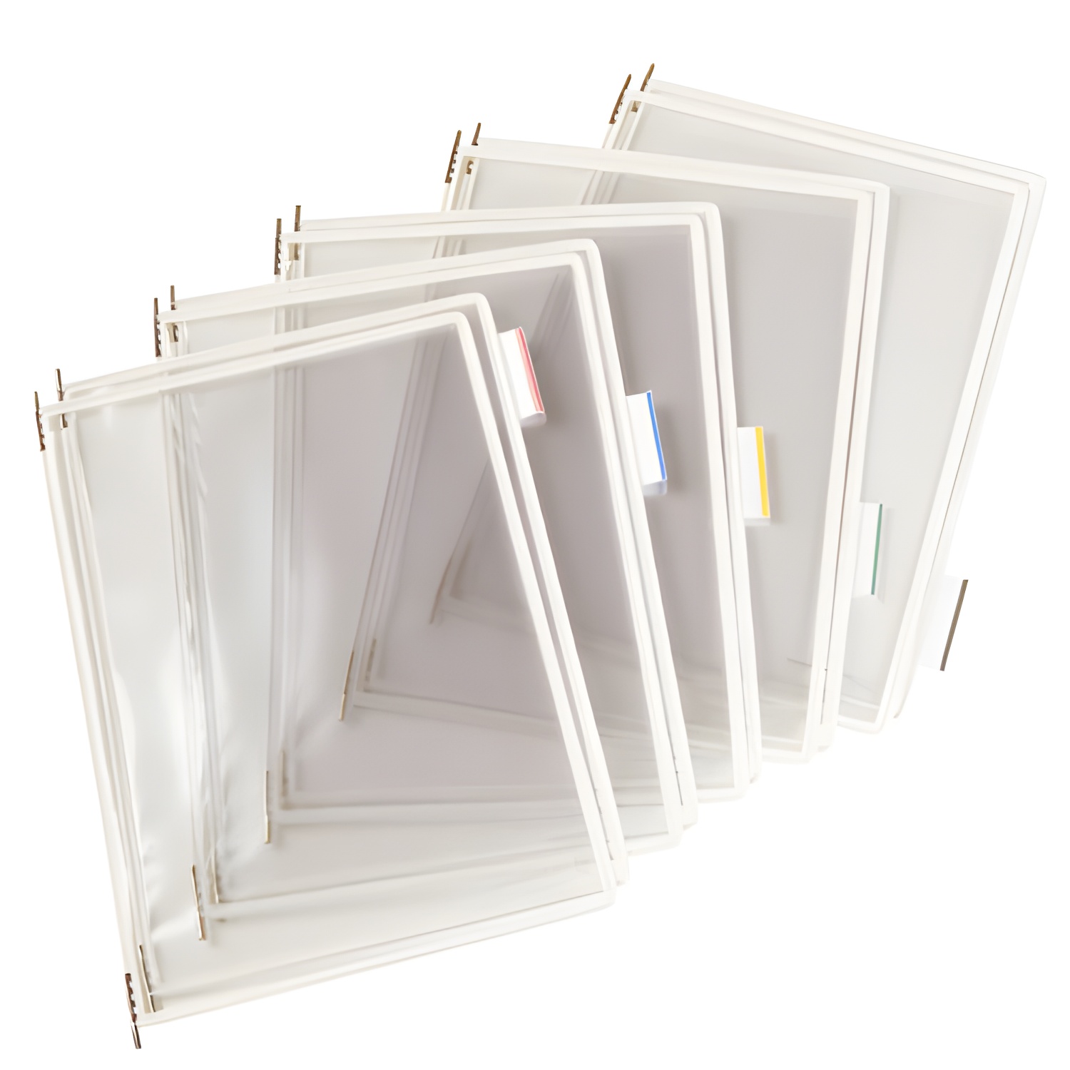 Pack de 10 fundas con pivotes a4 vertical color azul tarifold