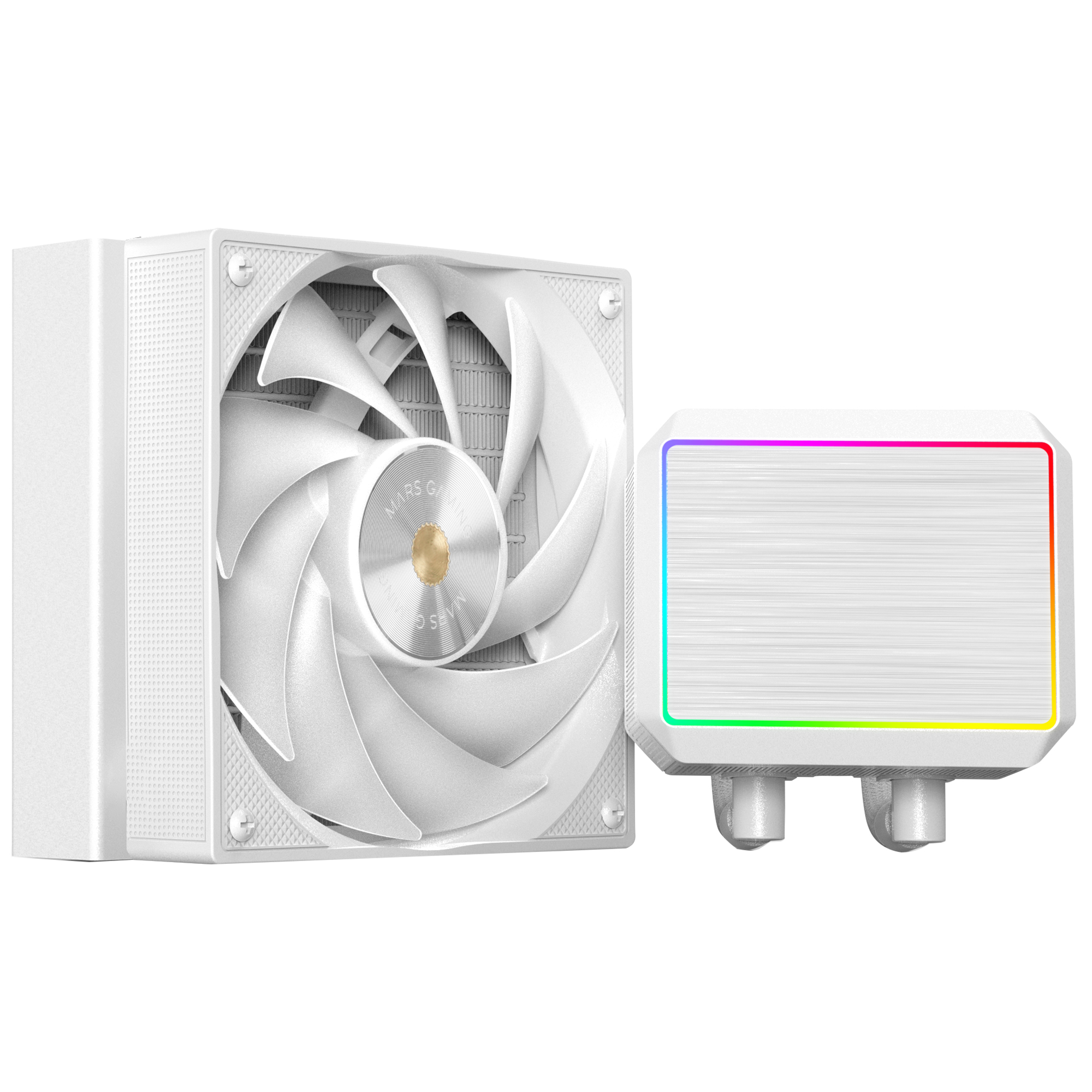 Mars Gaming ML-PROII120 Refrigeración Líquida AIO 300W TDP, Bomba 4ª Gen Opti-Chamber Base de Cobre y Microcanales, 1x Ventilador 120mm FDB, Bloque de Aluminio Cepillado con FRGB Lineal, Kit Ventilación PC Negro o Blanco