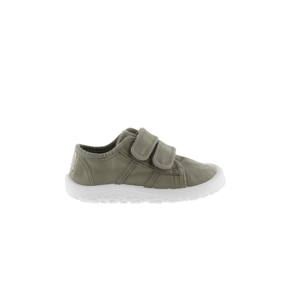 Victoria Bosco Zapatillas respetuosas barefoot de lona tintada DREC con doble cierre adherente 1370111