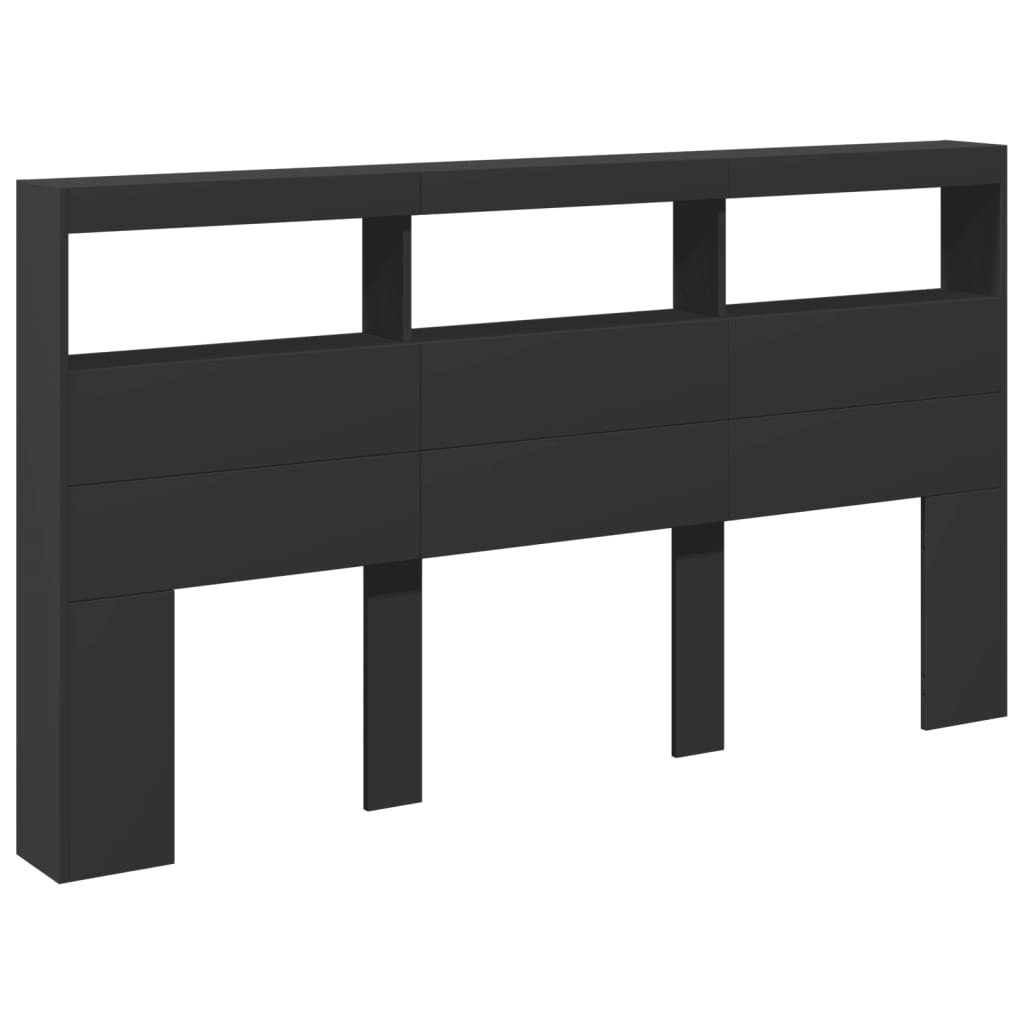 vidaXL Cabecero de cama con luz LED 180x17x102 cm