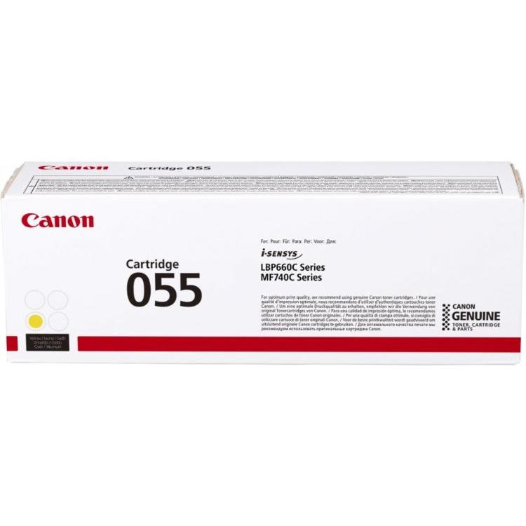 Canon 3013C002 Adecuado para LBP663CDW Toner Amarillo 055Y 2100 Hojas