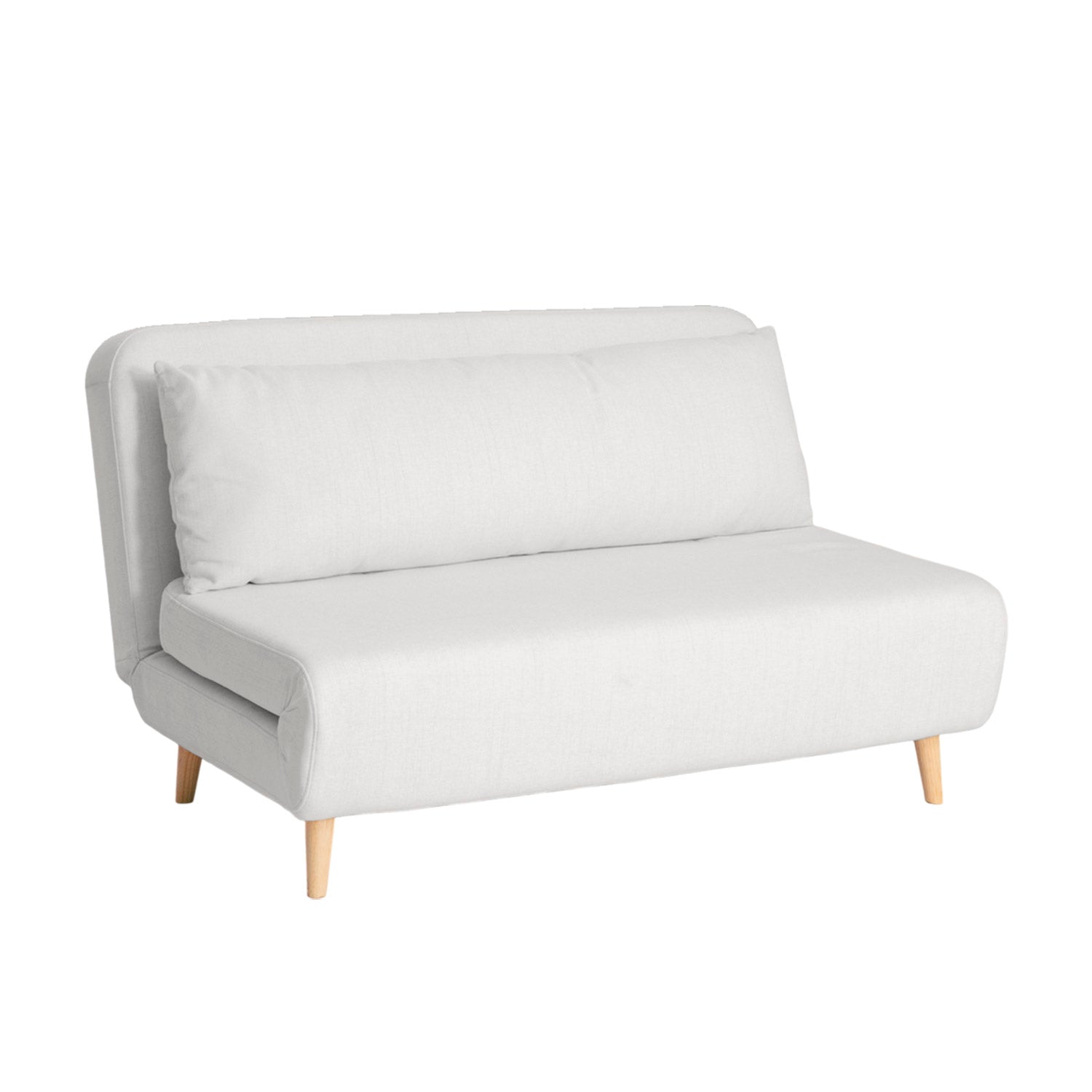 Sofá cama de 2 plazas leann  beige para hogar moderno mueble de almacenaje  - Homekit