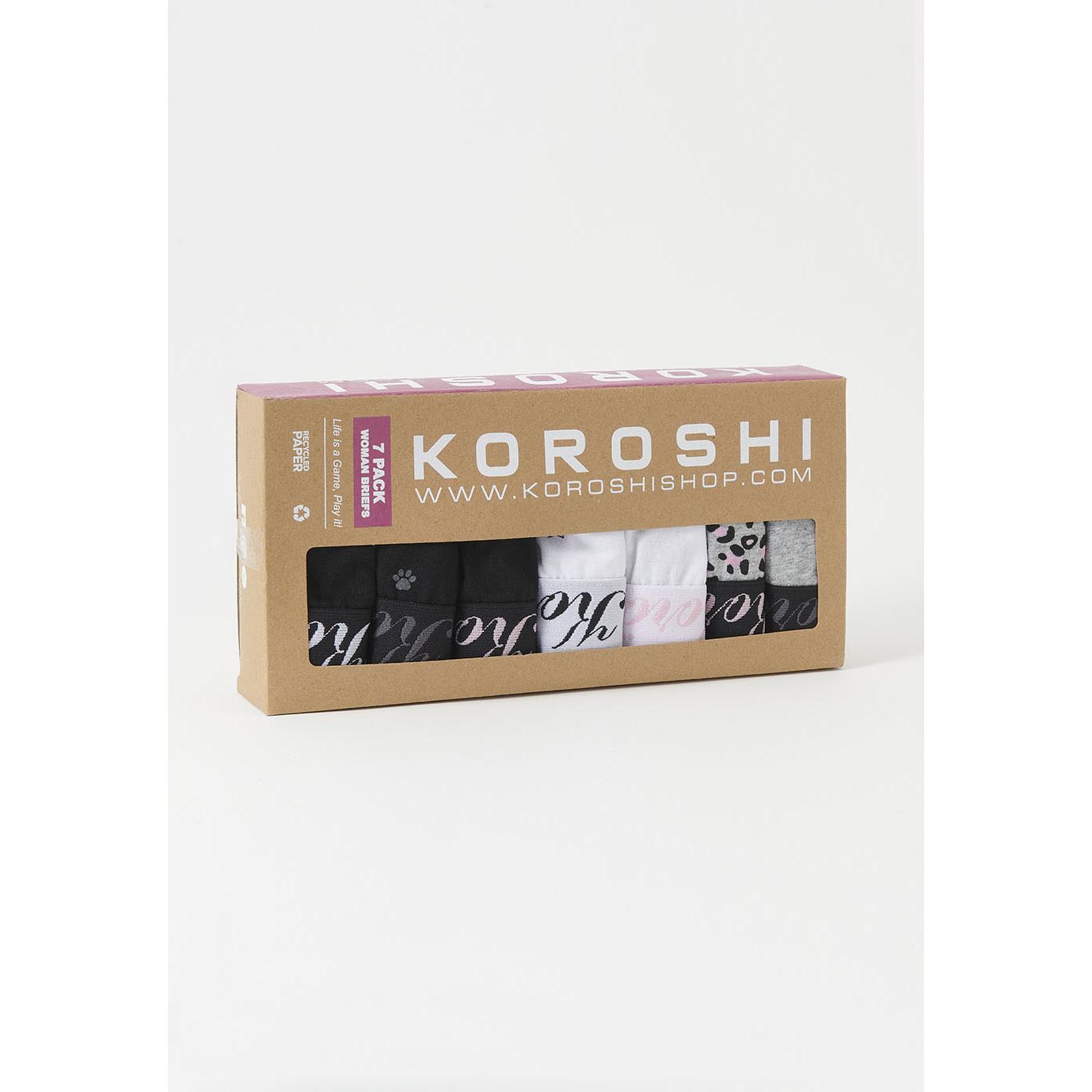 Koroshi Pack de 7 bragas | moda urbana