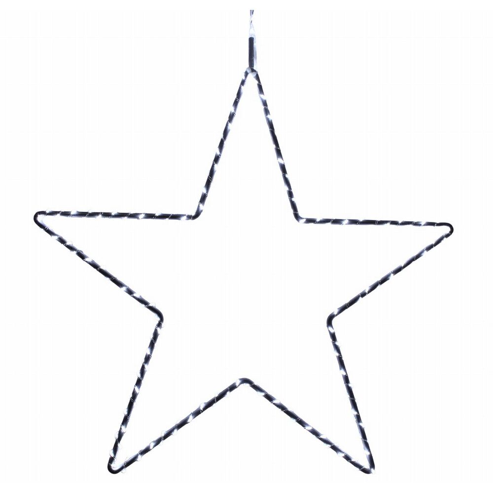 Gerimport Estrella Decoración Navidad 340 Microled Blanco Frío 60 Cm
