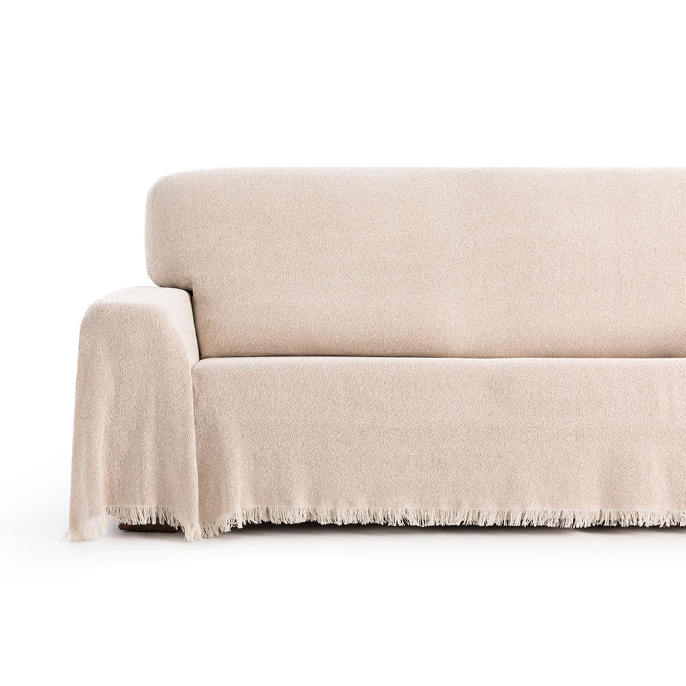 MAXIFUNDAS - Foulard Multiusos Mags Beige - Colcha para Cubrir Sofá o Cama
