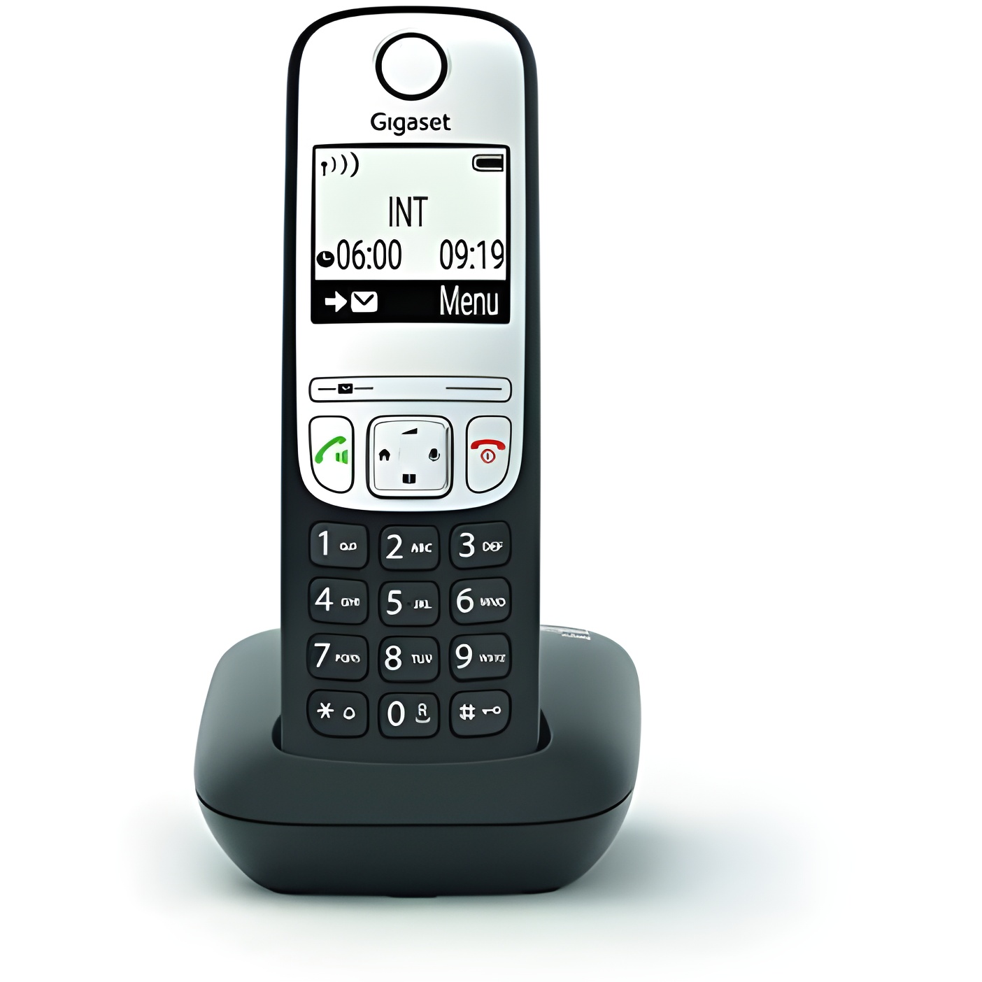 Teléfono Inalámbrico Gigaset A690A Negro con Pantalla LCD