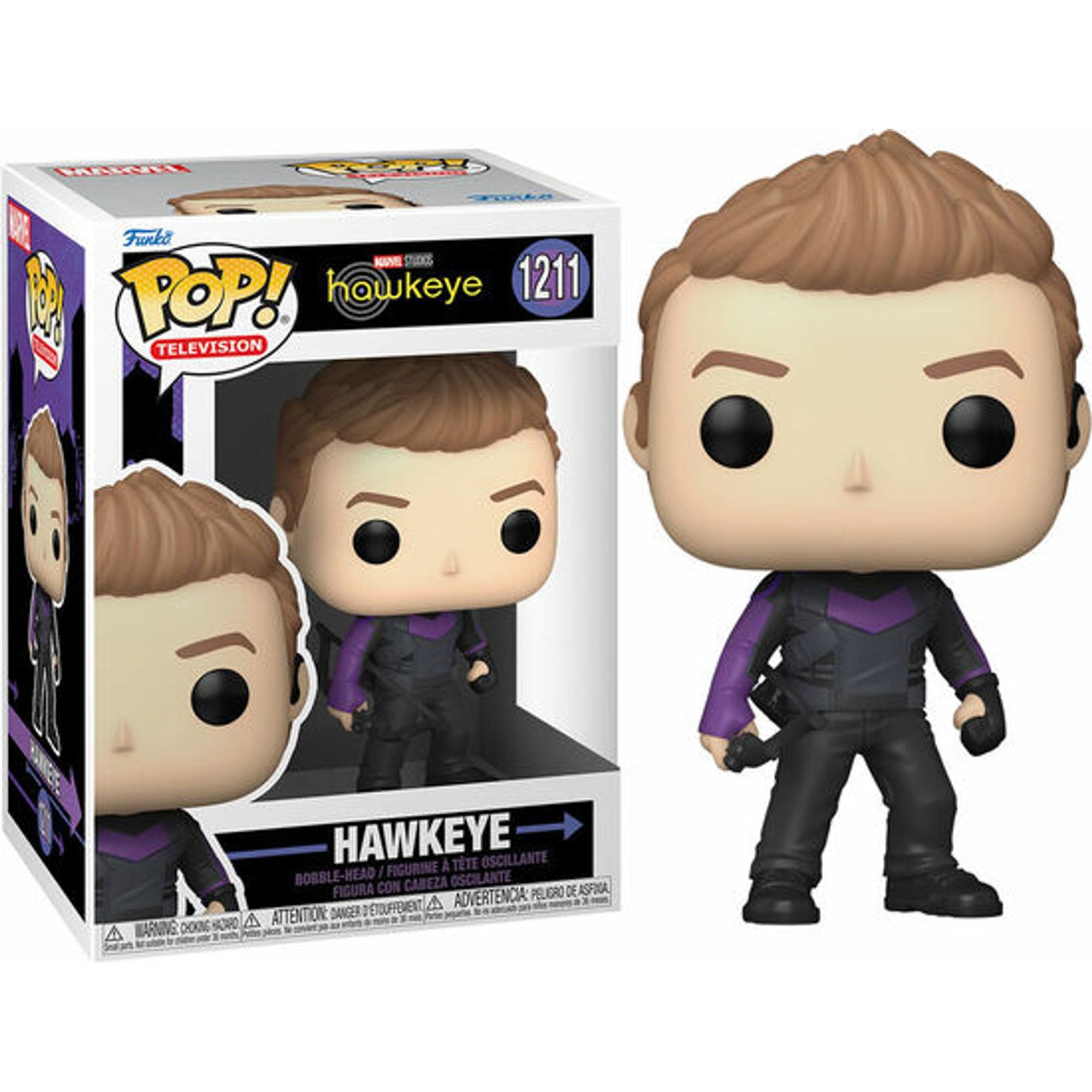 Funko - Figura Pop Marvel Hawkeye Hawkeye - Funko Pop Coleccionable De Edición Limitada - Funko Pop Diseño Detallado Y Realista - Funko Pop Ideal Para Regalo - Funko Pop Gran Variedad De Personajes