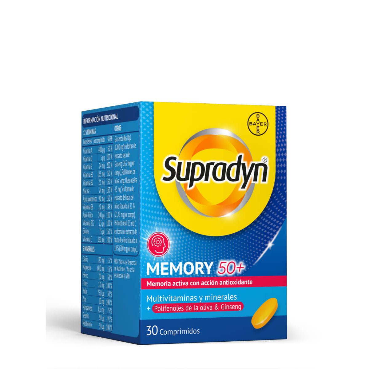 Supradyn - Supradyn ® memoria 50+ 30 comprimidos