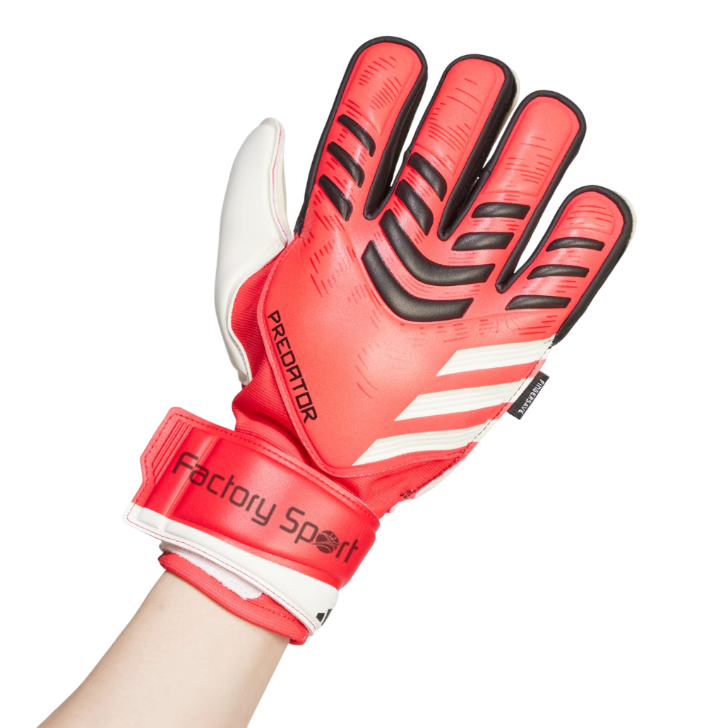ADIDAS PREDATOR GL MTC FINGERSAVE GUANTES PORTERO ROJO/NEGRO/BLANCO