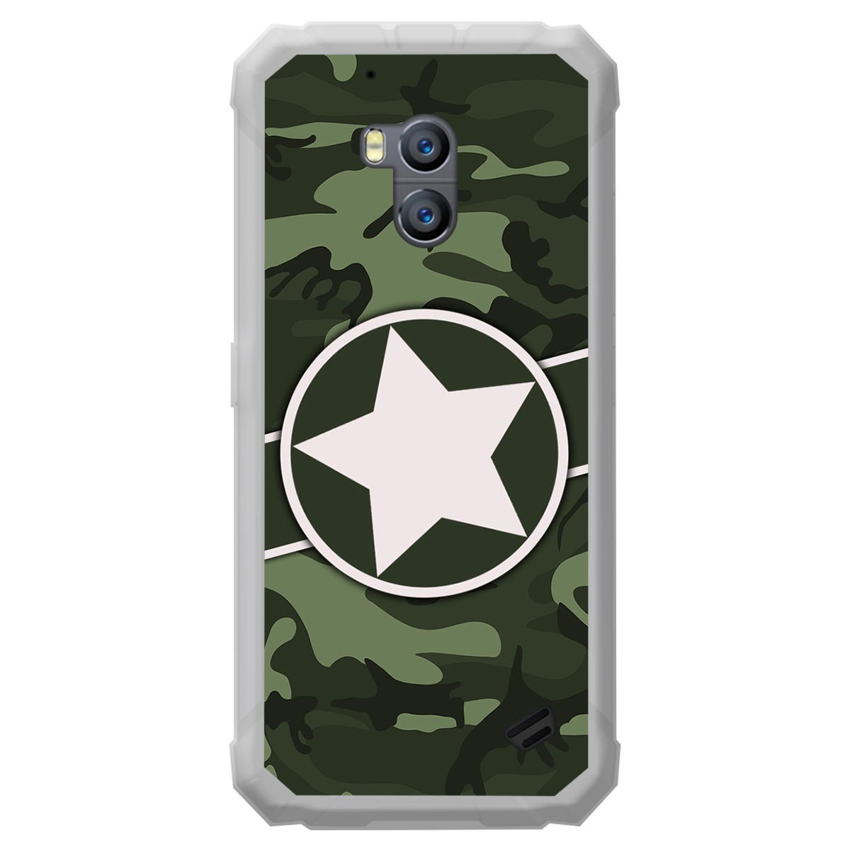 Tumundosmartphone Funda Gel Tpu para Ulefone Armor X2 diseño Camuflaje 01 Dibujos