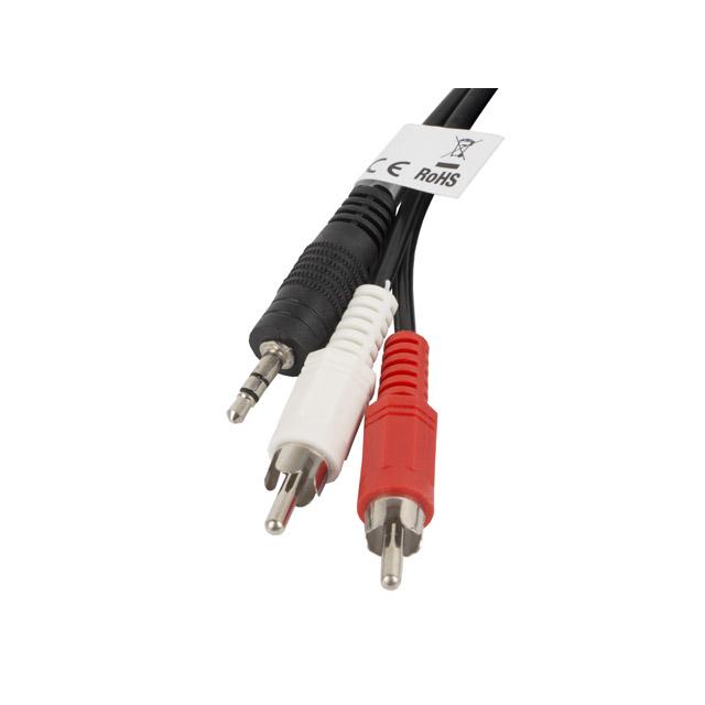 Lanberg CABLE ESTEREO JACK 3.5MM A 2X RCA - 2 METROS