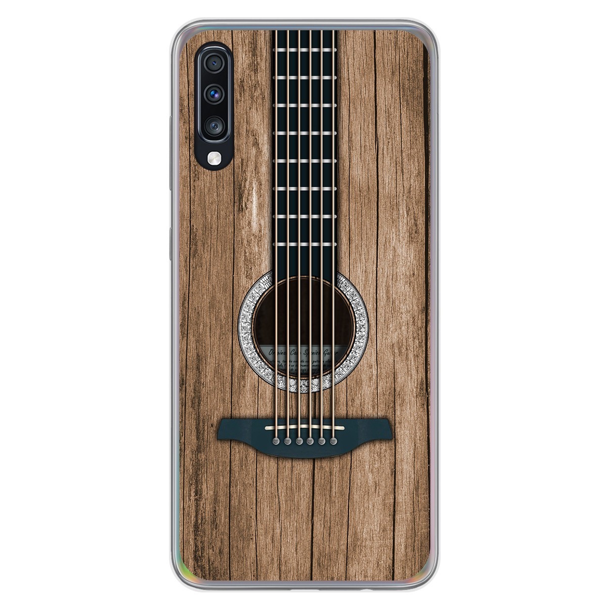 Tumundosmartphone Funda Gel Tpu para Samsung Galaxy A70 diseño Madera 11 Dibujos