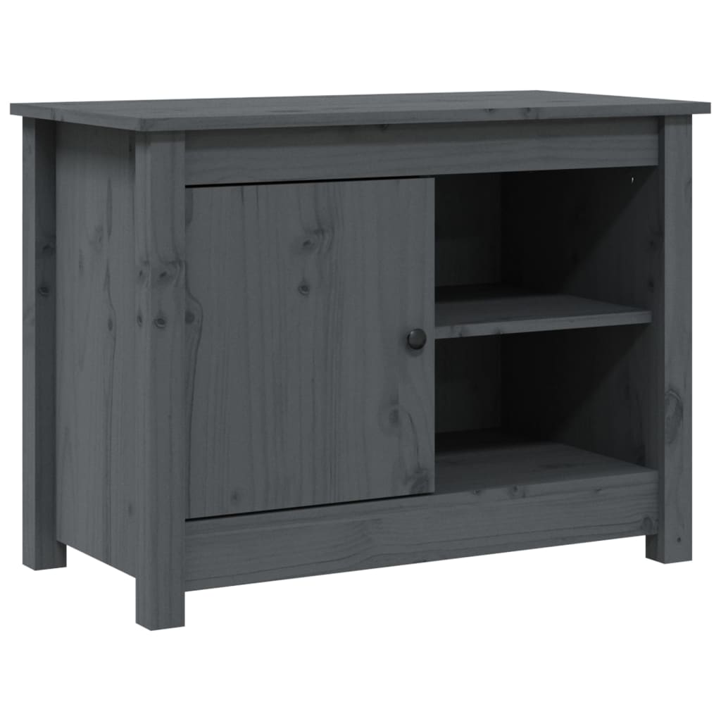 Mueble de TV Vidaxl de Madera Maciza de Pino 70x36,5x52 Cm