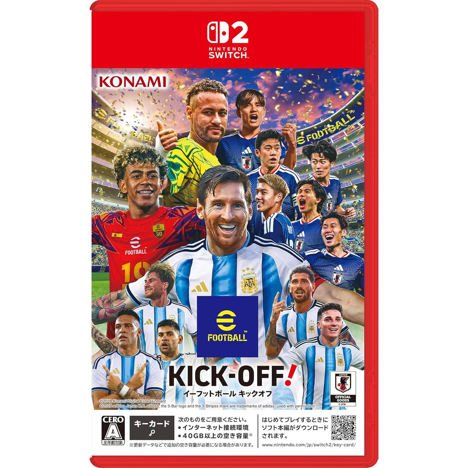 eFootball Kick Off - Game Key Card - SWITCH 2 - Version IMPORTACIÓN