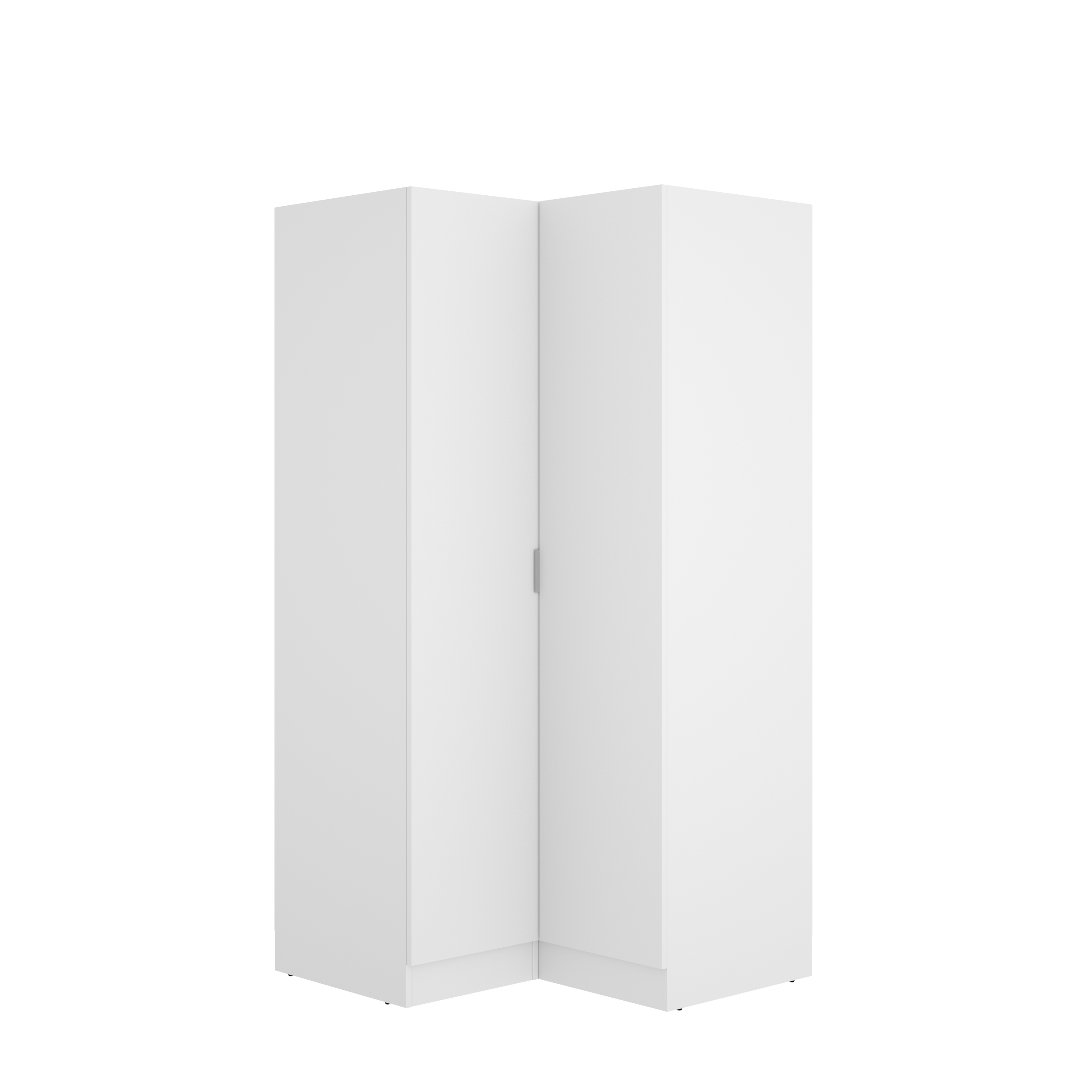 Dekit Armario de Rincón 2 Puertas ESSEN 184x91x93 Cm - Gran Capacidad de Almacenaje
