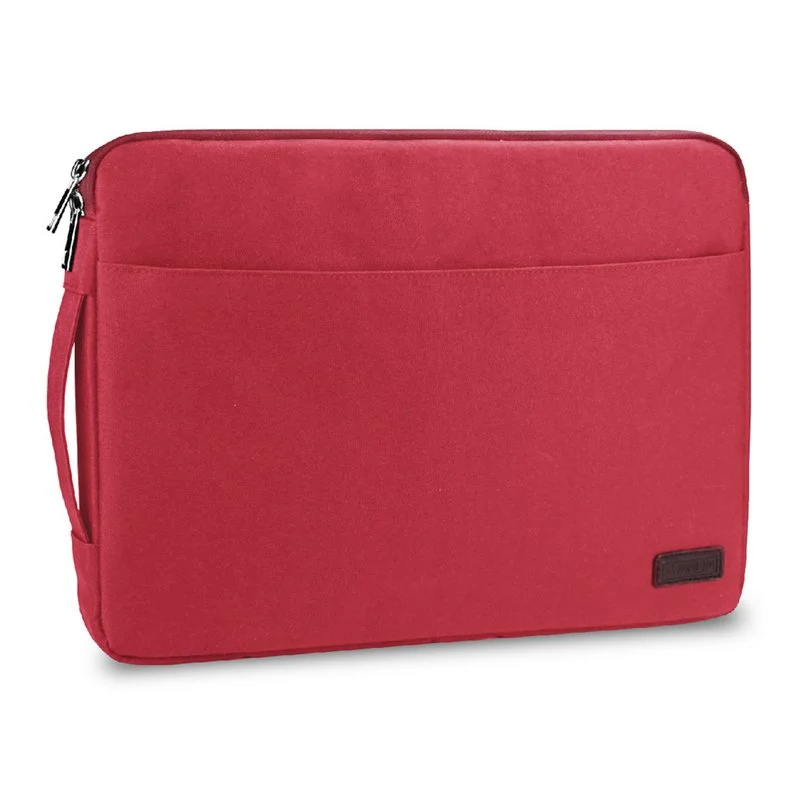 Subblim funda urban - 300mm - delgada y ligera - protección reforzada - bolsillo frontal - resistente a golpes y líquidos - color rojo