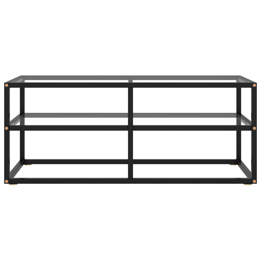vidaXL Mueble para TV de vidrio templado 100x40x40 cm, Mueble de Salon, Mueble TV, Mueble TV salon, Mesa de TV, Mueble tele