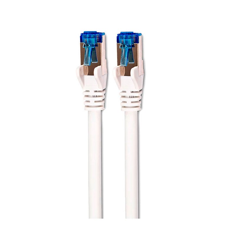 Cable CAT 6A S/STP blanco y azul 30801220