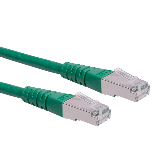 Roline Cable de conexión S/FTP-(PiMF-) Cat. 6, Verde, 1,5m