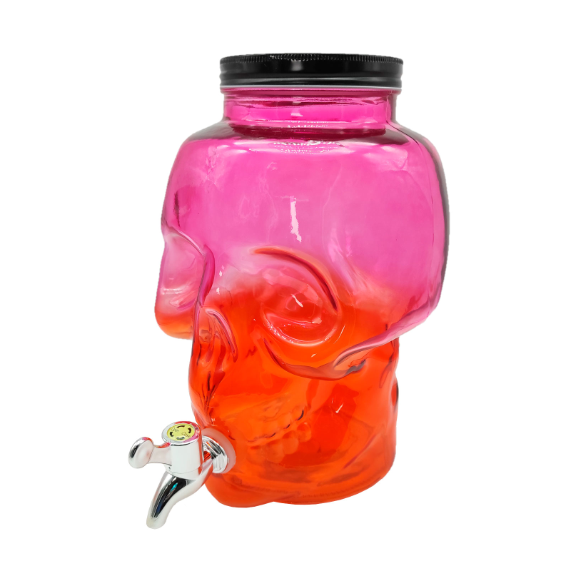 Acan Tradineur - Tarro dispensador de cristal caTradineurera con grifo 4  litros, Bote dispensador, botella con grifo, garrafa, jarra de cristal con  grifo 26 x 17 cm, color aleatorio