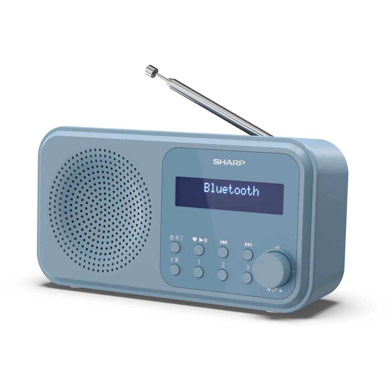 Sharp | Radio Digital Tokio | DR-P420(BL) | Bluetooth | Azul | Portátil | Conexión inalámbrica