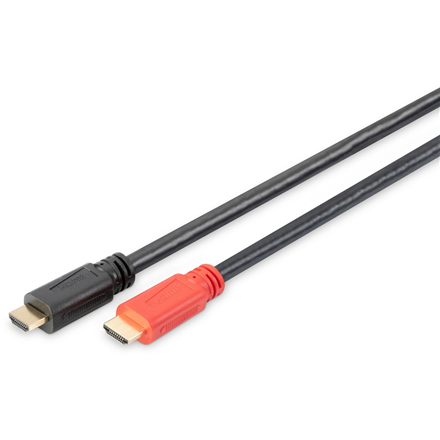 Digitus | Macho | HDMI tipo A de 19 pines | Macho | HDMI tipo A de 19 pines | 10 m | Negro