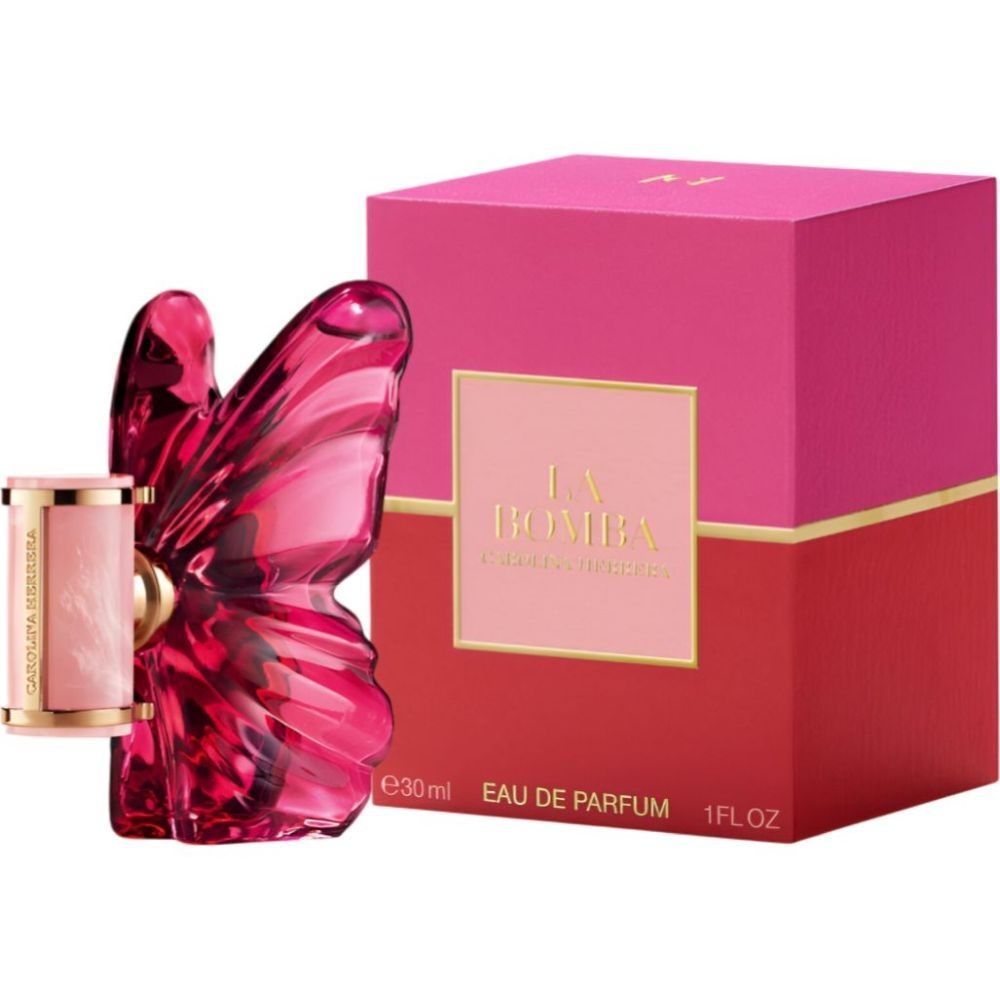 Carolina Herrera La Bomba 30 ml Eau de Parfum para Mujer - Fragancia Floral y Frutal con Notas de Pitaya Exótica, Peonía Cereza y Vainilla Solar