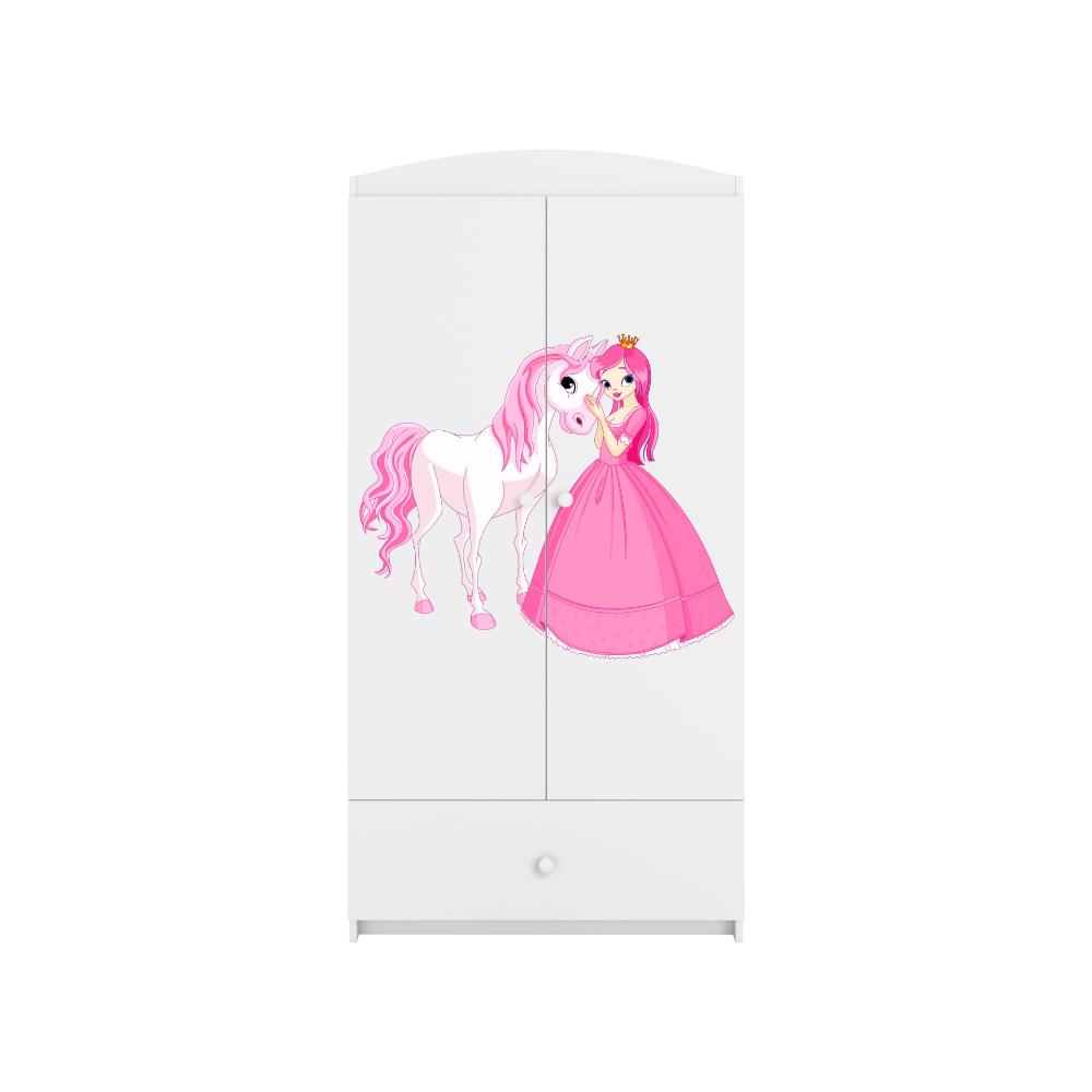 Roupeiro Kocot Kids BabyDreams Princess and Horse White