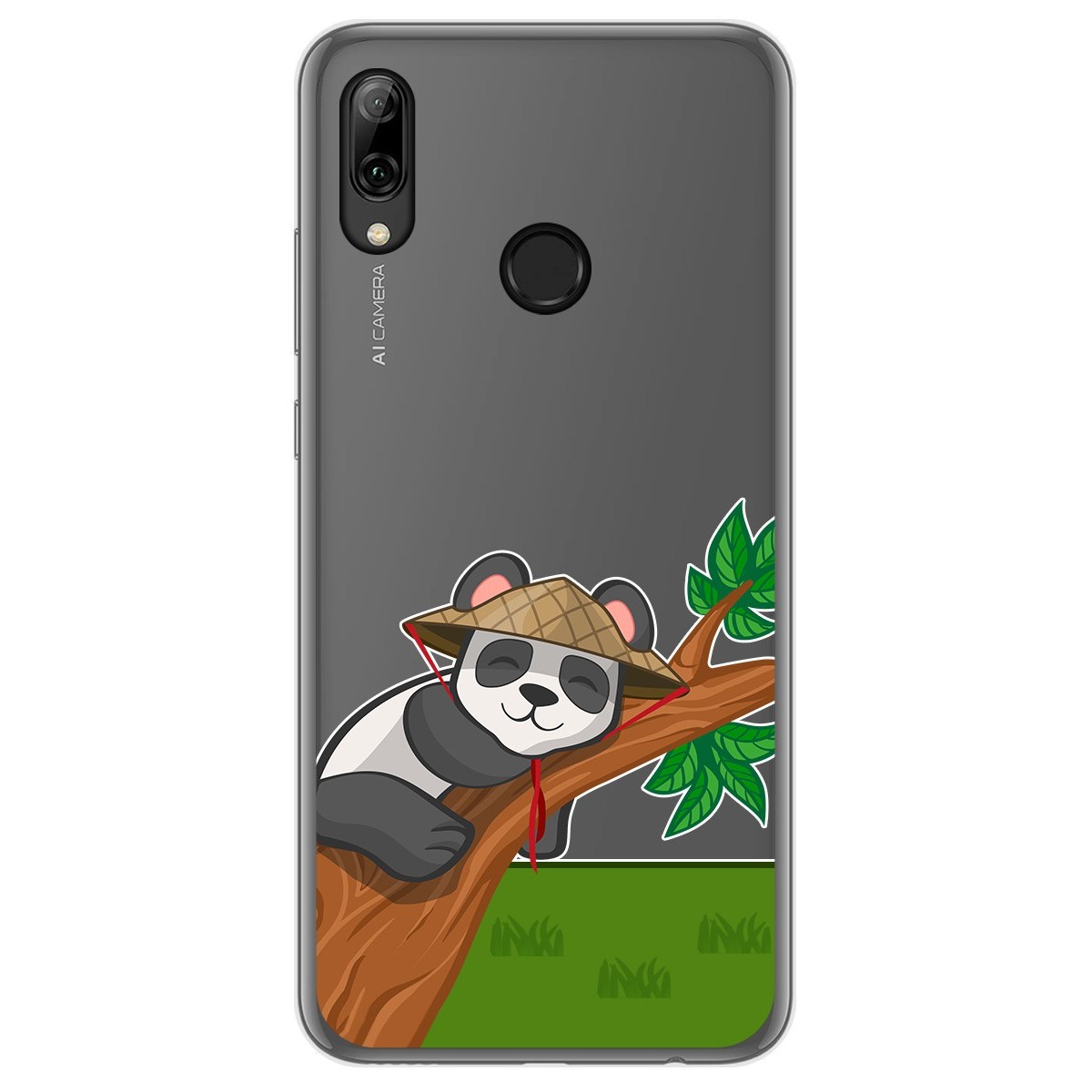 Tumundosmartphone Funda Gel Transparente para Huawei P Smart 2019 / Honor 10 Lite diseño Panda Dibujos