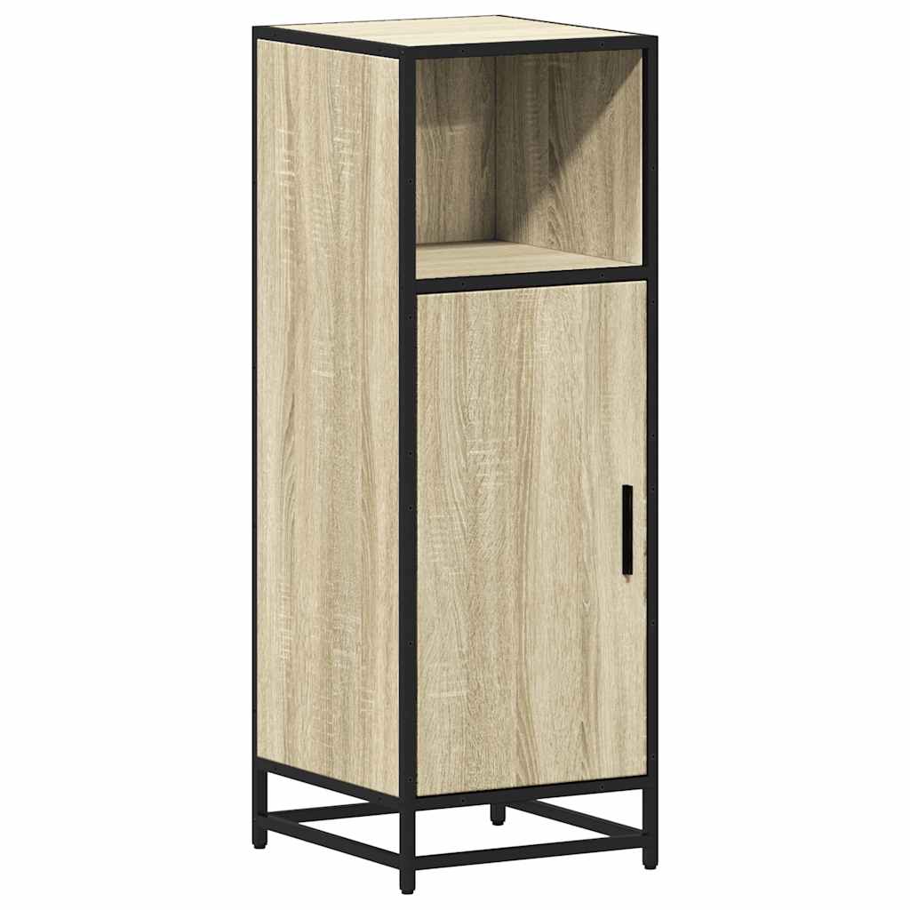 vidaXL Armario de baño de roble Sonoma 35x37,5x100 cm Madera de ingeniería