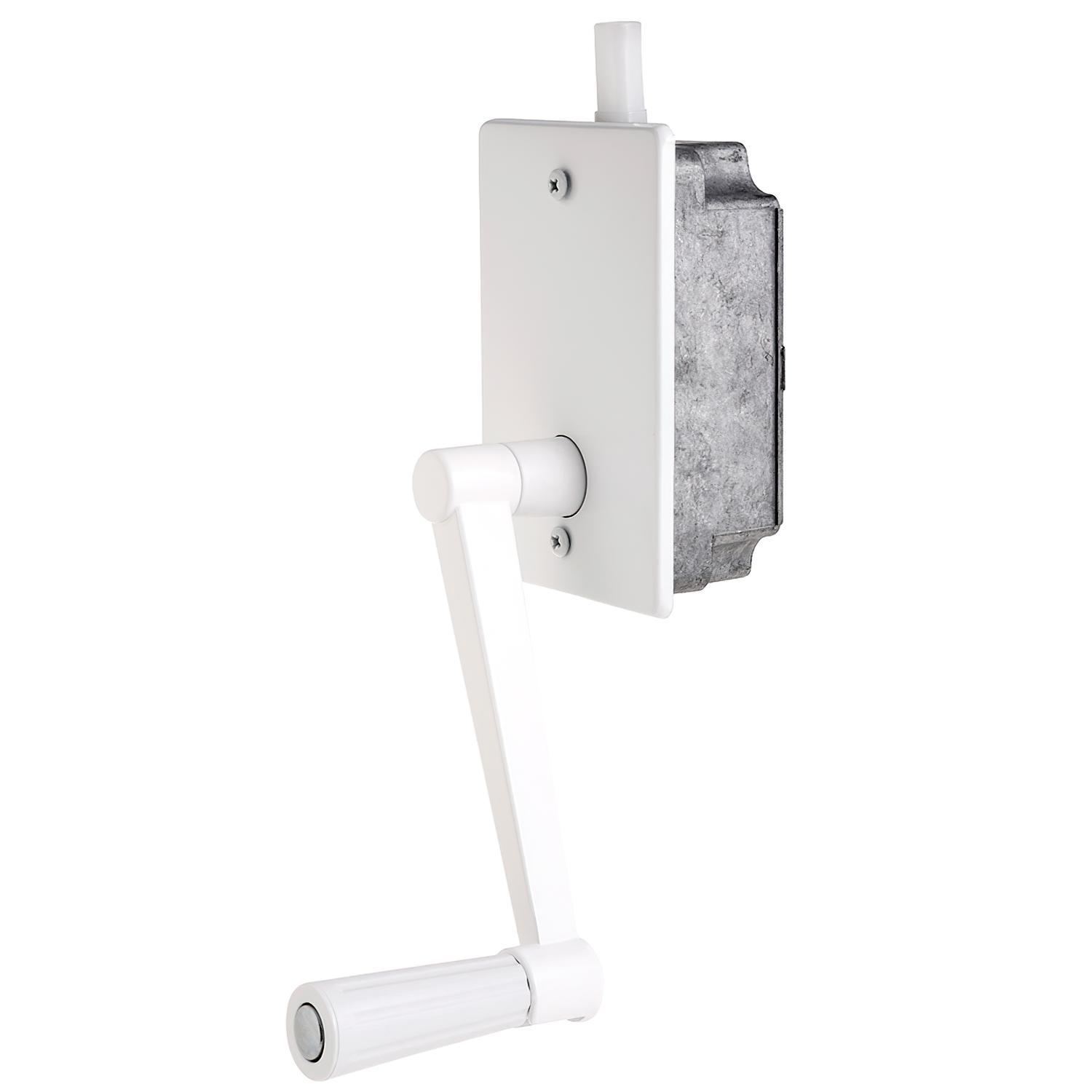 Torno elevacion persiana empotrar blanco